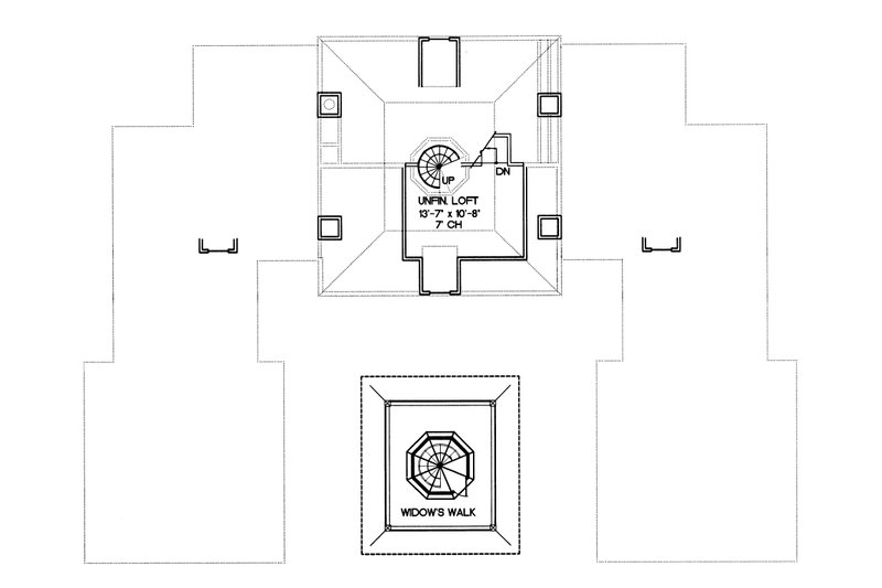 Architectural House Design - Floor Plan - Other Floor for European House Plan #20-1117 - 4 bed, 3.5 bath