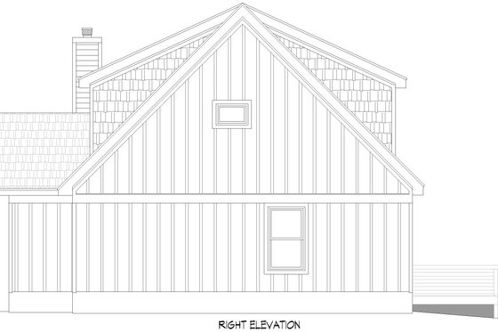 Exterior - Other Elevation 1 for Country House Plan #932-1020 - 3 bed, 2.5 bath