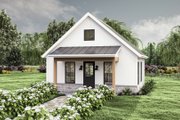 Modern Style House Plan - 1 Beds 1 Baths 593 Sq/Ft Plan #455-431 