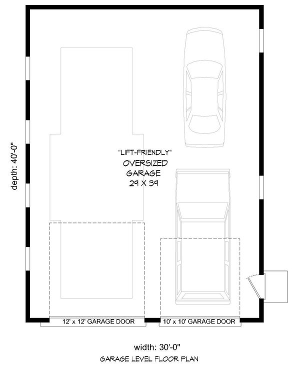 Contemporary Floor Plan - Main Floor Plan #932-109