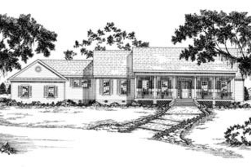 Home Plan - Traditional Exterior - Front Elevation Plan #36-248