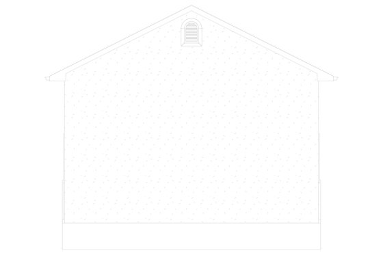 Exterior - Rear Elevation 1 for Victorian House Plan #1060-77, 0 bath