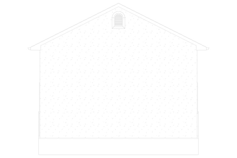 Dream House Plan - Exterior - Rear Elevation 1 for Victorian House Plan #1060-77, 0 bath