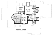 European Style House Plan - 4 Beds 3.5 Baths 3512 Sq/Ft Plan #310-227 