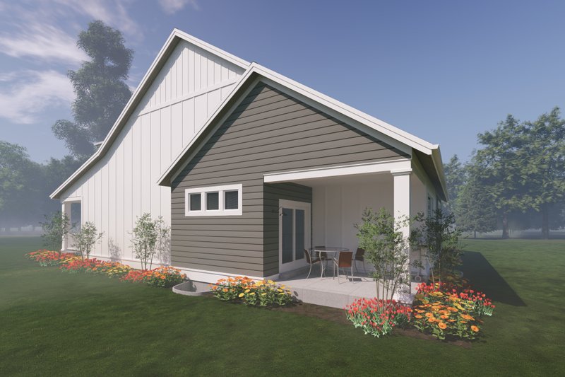 Home Plan - Exterior - Other Elevation 2 for Traditional House Plan #1069-26 - 2 bed, 2 bath