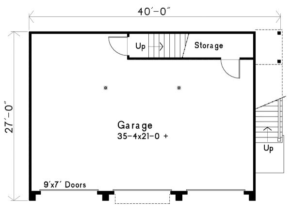 Dream House Plan - Traditional Floor Plan - Main Floor Plan #22-402