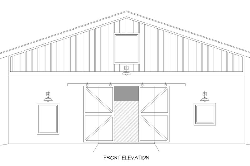 Home Plan - Exterior - Front Elevation 3 for Traditional House Plan #932-694, 1 bath