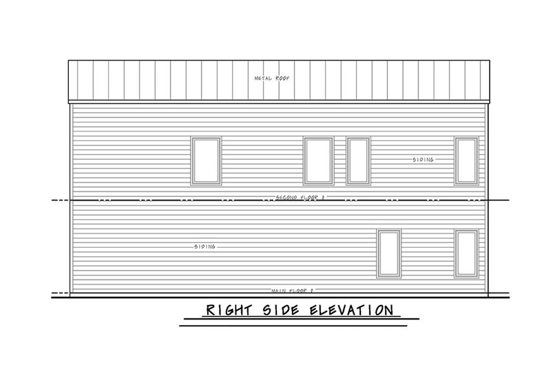 Dream House Plan - Exterior - Front Elevation 3 for Modern House Plan #20-2563 - 3 bed, 2.5 bath