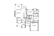 Craftsman Style House Plan - 4 Beds 3 Baths 2580 Sq/Ft Plan #132-202 
