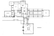 Prairie Style House Plan - 5 Beds 4 Baths 6734 Sq/Ft Plan #454-10 