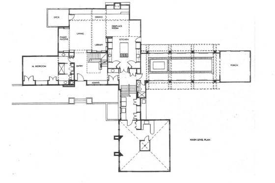 Prairie Floor Plan - Main Floor Plan #454-10
