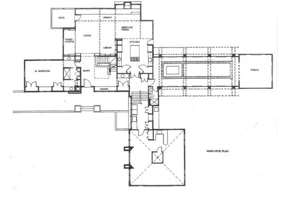 Prairie Floor Plan - Main Floor Plan #454-10