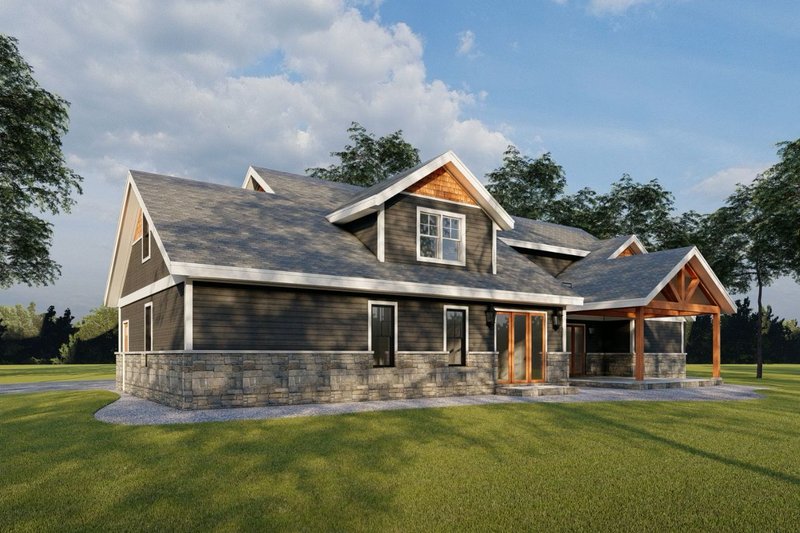 Dream House Plan - Exterior - Other Elevation 1 for Traditional House Plan #932-530 - 4 bed, 3.5 bath