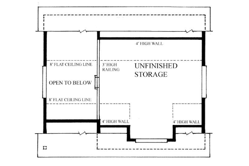 Home Plan - Floor Plan - Upper Floor for Traditional House Plan #118-117, 0 bath