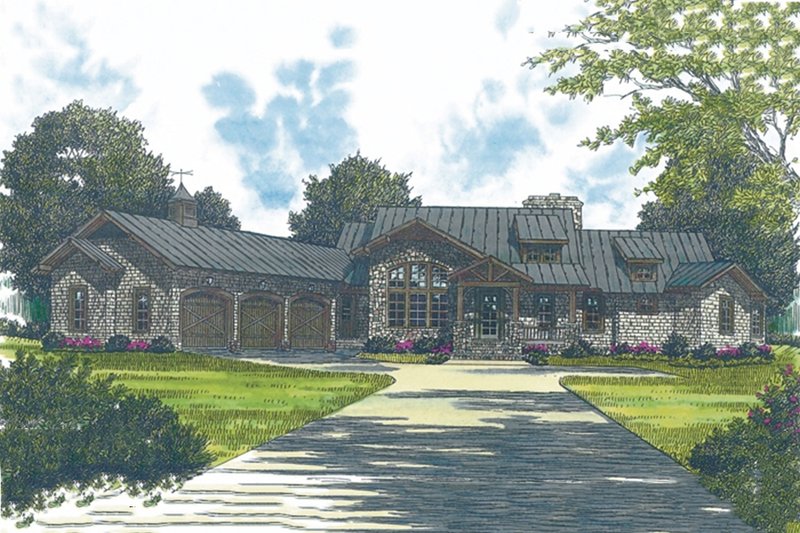 Home Plan - Craftsman Exterior - Front Elevation Plan #453-43