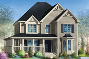 Country Style House Plan - 3 Beds 2.5 Baths 1709 Sq/Ft Plan #25-4346 