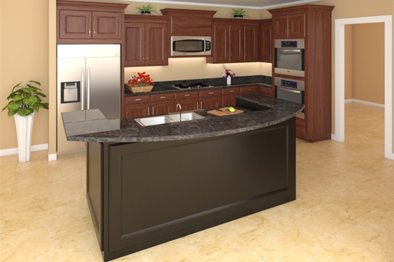 House Design - Interior - Kitchen for Country House Plan #21-307 - 4 bed, 3.5 bath
