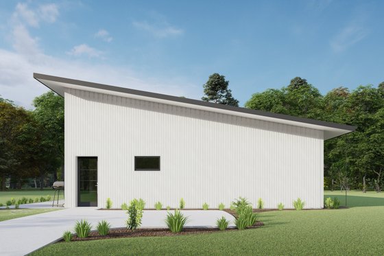 Exterior - Rear Elevation for Barndominium House Plan #1092-30 - 3 bed, 2.5 bath