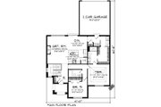 Cottage Style House Plan - 2 Beds 1.5 Baths 1398 Sq/Ft Plan #70-1074 