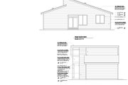 Contemporary Style House Plan - 1 Beds 1 Baths 644 Sq/Ft Plan #53-667 