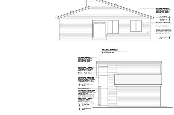 Exterior - Other Elevation 1 for Contemporary House Plan #53-667 - 1 bed, 1 bath