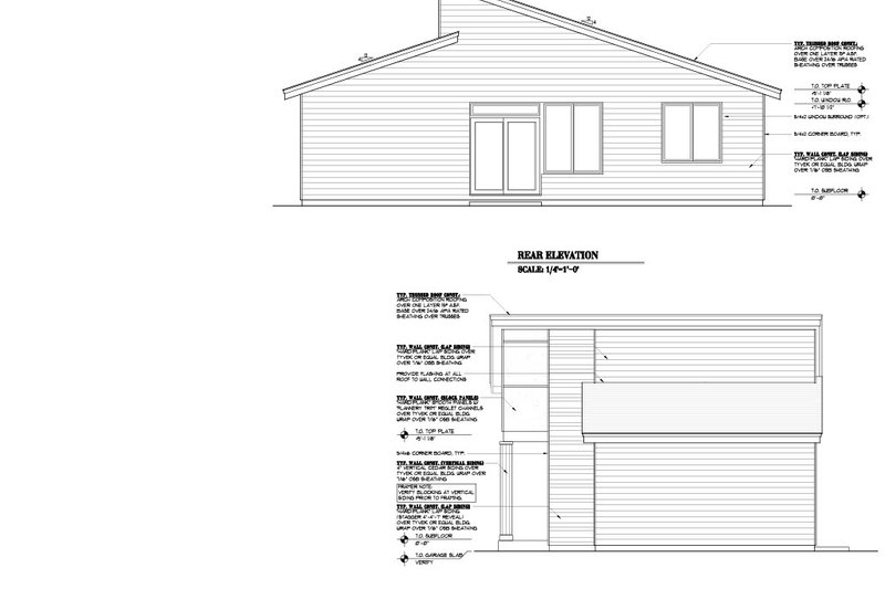 Dream House Plan - Exterior - Other Elevation 1 for Contemporary House Plan #53-667 - 1 bed, 1 bath