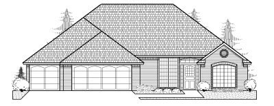 Traditional Style House Plan - 3 Beds 3 Baths 2213 Sq/Ft Plan #65-284