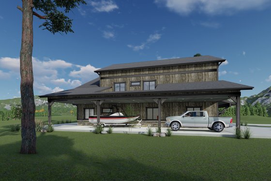 Exterior - Other Elevation 3 for Country House Plan #1069-32 - 4 bed, 3 bath