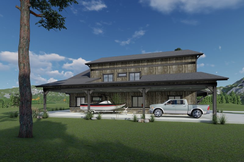 Dream House Plan - Exterior - Other Elevation 3 for Country House Plan #1069-32 - 4 bed, 3 bath