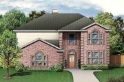 European Style House Plan - 5 Beds 3.5 Baths 2500 Sq/Ft Plan #84-235 