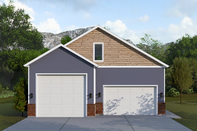 Architectural House Design - Exterior - Front Elevation 4 for Traditional House Plan #1060-224, 1.5 bath