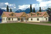 Traditional Style House Plan - 4 Beds 3.5 Baths 4790 Sq/Ft Plan #117-320 