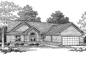 Traditional Exterior - Front Elevation Plan #70-158