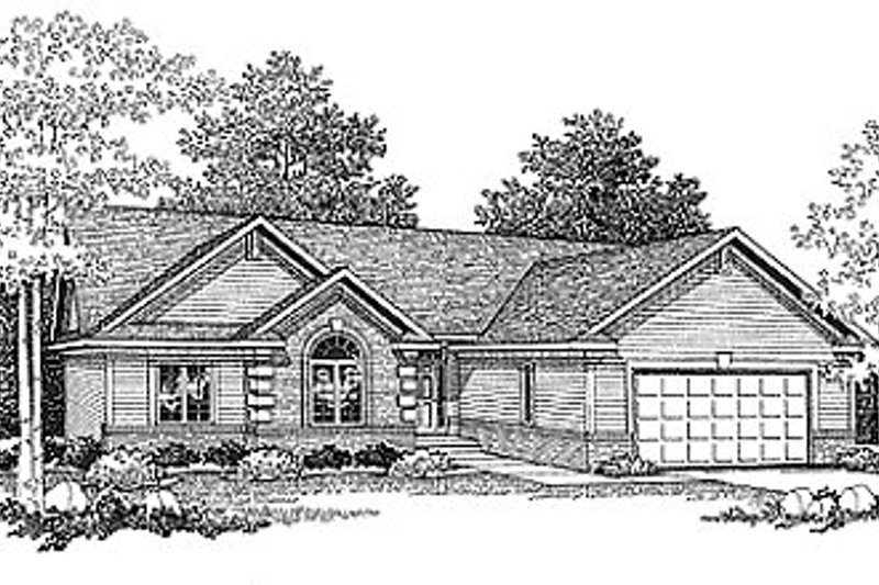 Dream House Plan - Traditional Exterior - Front Elevation Plan #70-158