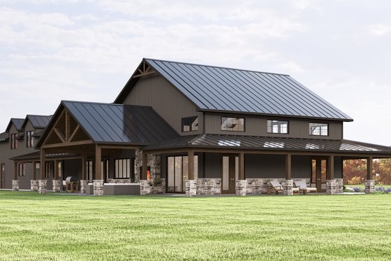 Exterior - Other Elevation 15 for Barndominium House Plan #1064-371 - 3 bed, 2.5 bath