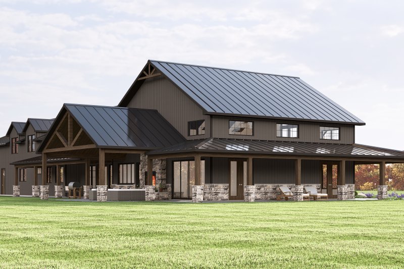 Architectural House Design - Exterior - Other Elevation 15 for Barndominium House Plan #1064-371 - 3 bed, 2.5 bath