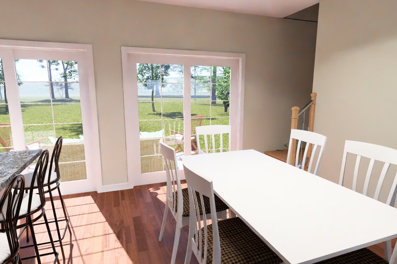 Architectural House Design - Interior - Dining Room 1 for Traditional House Plan #513-2464 - 3 bed, 2.5 bath