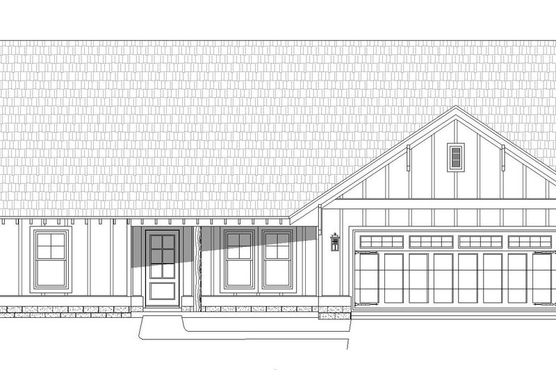 Architectural House Design - Exterior - Front Elevation 3 for Cottage House Plan #932-326 - 3 bed, 2.5 bath
