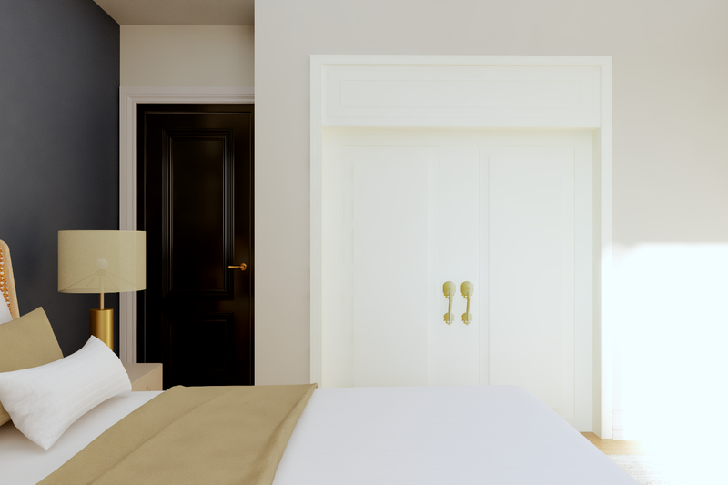 Architectural House Design - Interior - Bedroom 1 for Farmhouse House Plan #1064-101 - 3 bed, 2.5 bath