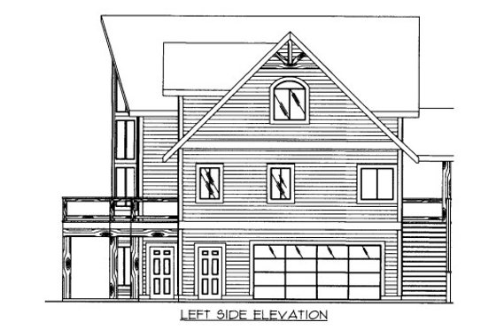Exterior - Other Elevation 1 for Cabin House Plan #117-764 - 3 bed, 3 bath