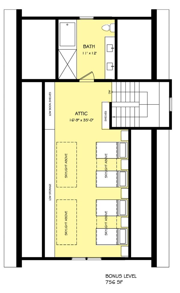 Craftsman Floor Plan - Other Floor Plan #888-12
