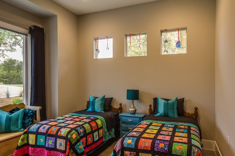 Architectural House Design - Interior - Bedroom 2 for Prairie House Plan #935-13 - 5 bed, 4 bath
