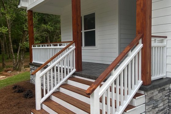Exterior - Covered Porch 1 for Craftsman House Plan #20-2269 - 3 bed, 2 bath