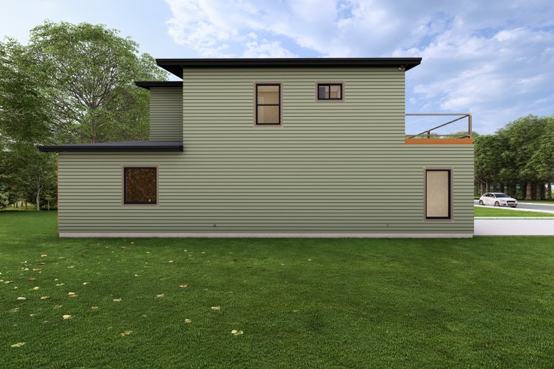 House Blueprint - Exterior - Other Elevation for Modern House Plan #1127-25 - 4 bed, 4.5 bath