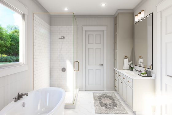 Interior - Master Bathroom 1 for Farmhouse House Plan #430-261 - 3 bed, 2.5 bath
