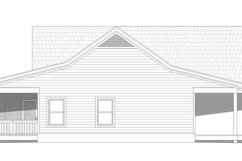 House Design - Exterior - Other Elevation for Ranch House Plan #932-577 - 2 bed, 2 bath
