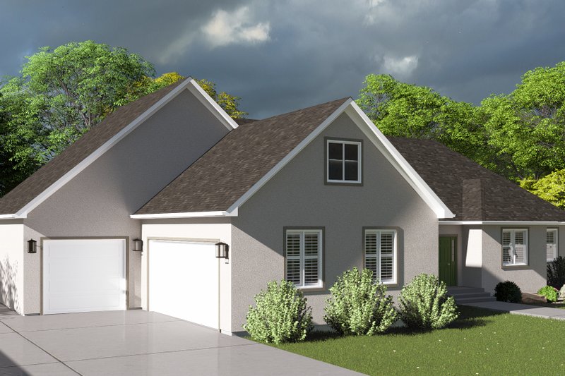 Dream House Plan - Exterior - Front Elevation 3 for Traditional House Plan #1060-212 - 4 bed, 3.5 bath
