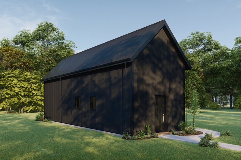 Architectural House Design - Exterior - Other Elevation 3 for Contemporary House Plan #1092-11 - 1 bed, 1 bath