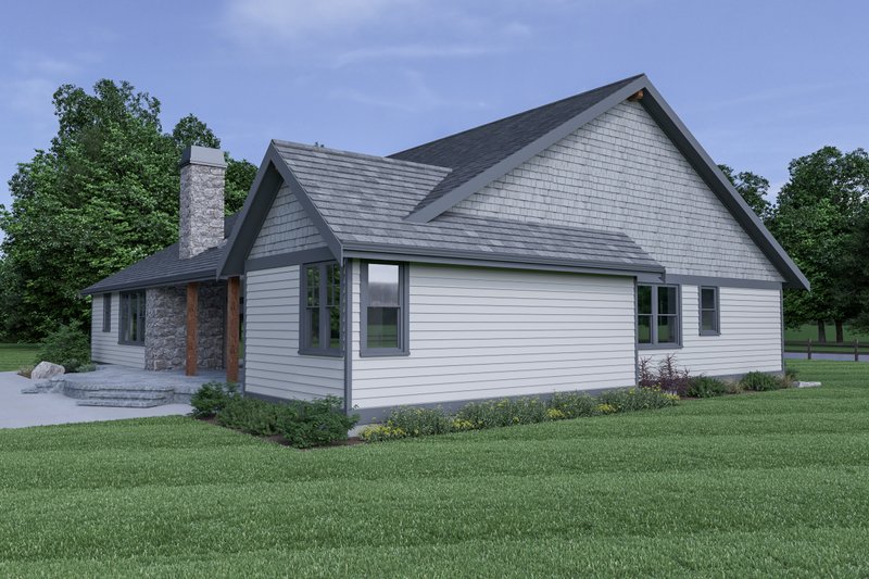 Architectural House Design - Exterior - Other Elevation for Traditional House Plan #1070-212 - 3 bed, 2.5 bath