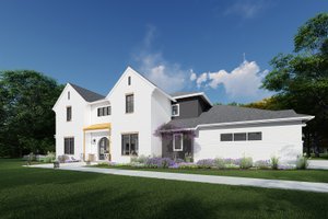 Exterior - Front Elevation 3 for Traditional House Plan #1069-35 - 4 bed, 4.5 bath